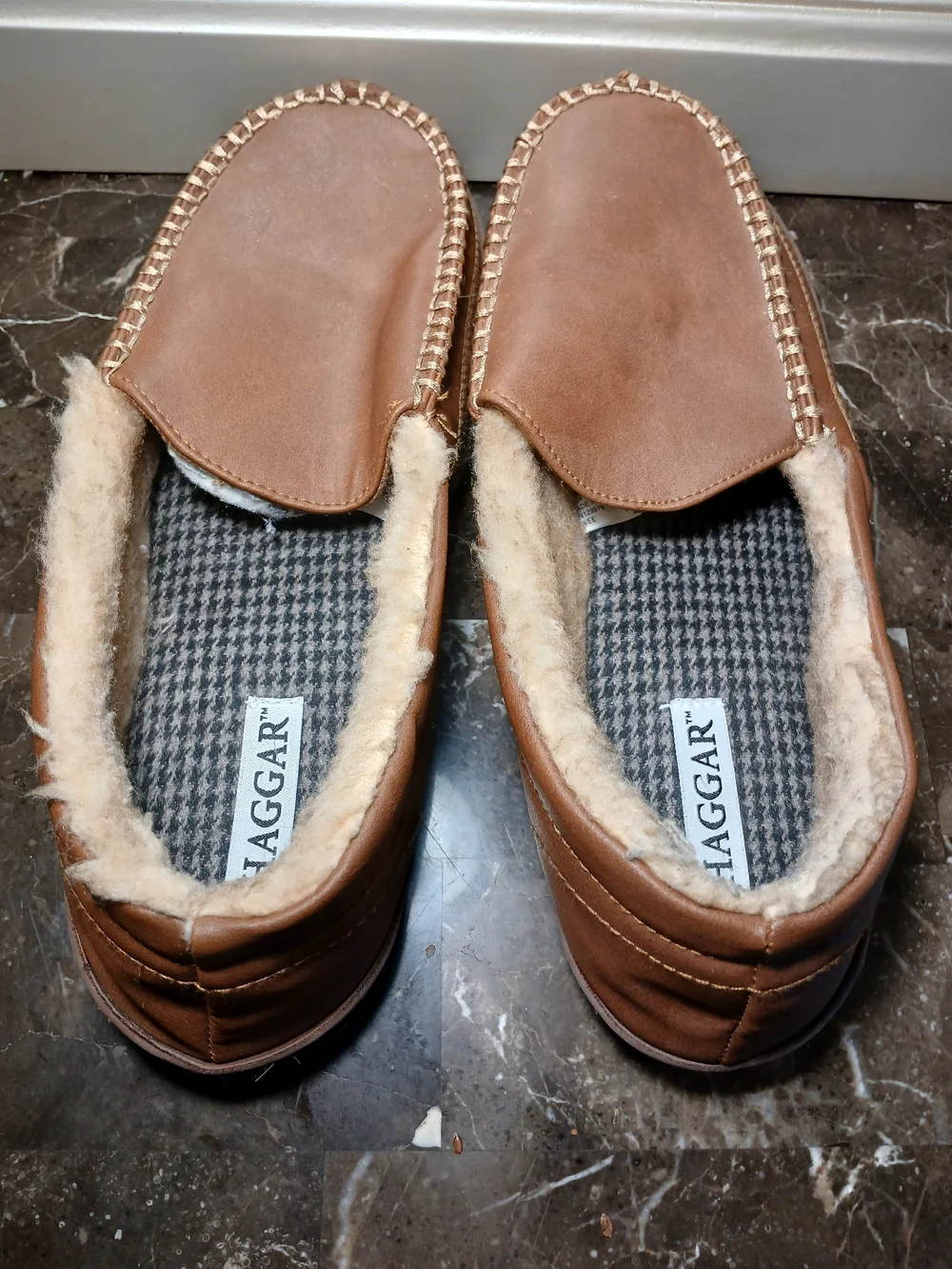 Haggar soft faux